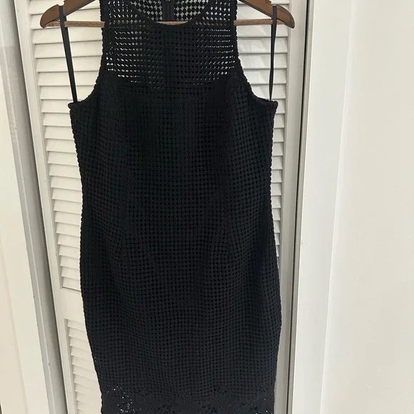 WHBM Black Lace Sheath Dress - Picture 3 of 11